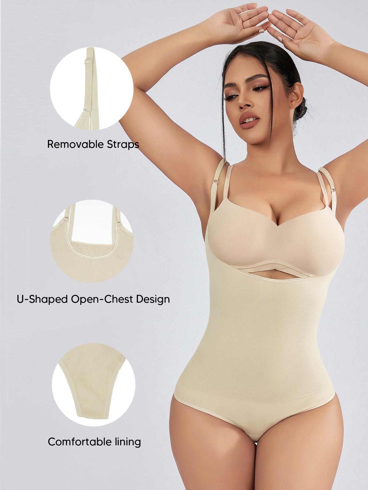 Fajas Colombianas Body Shaper Reductoras Levanta Cola Post Surgery Shapewear US