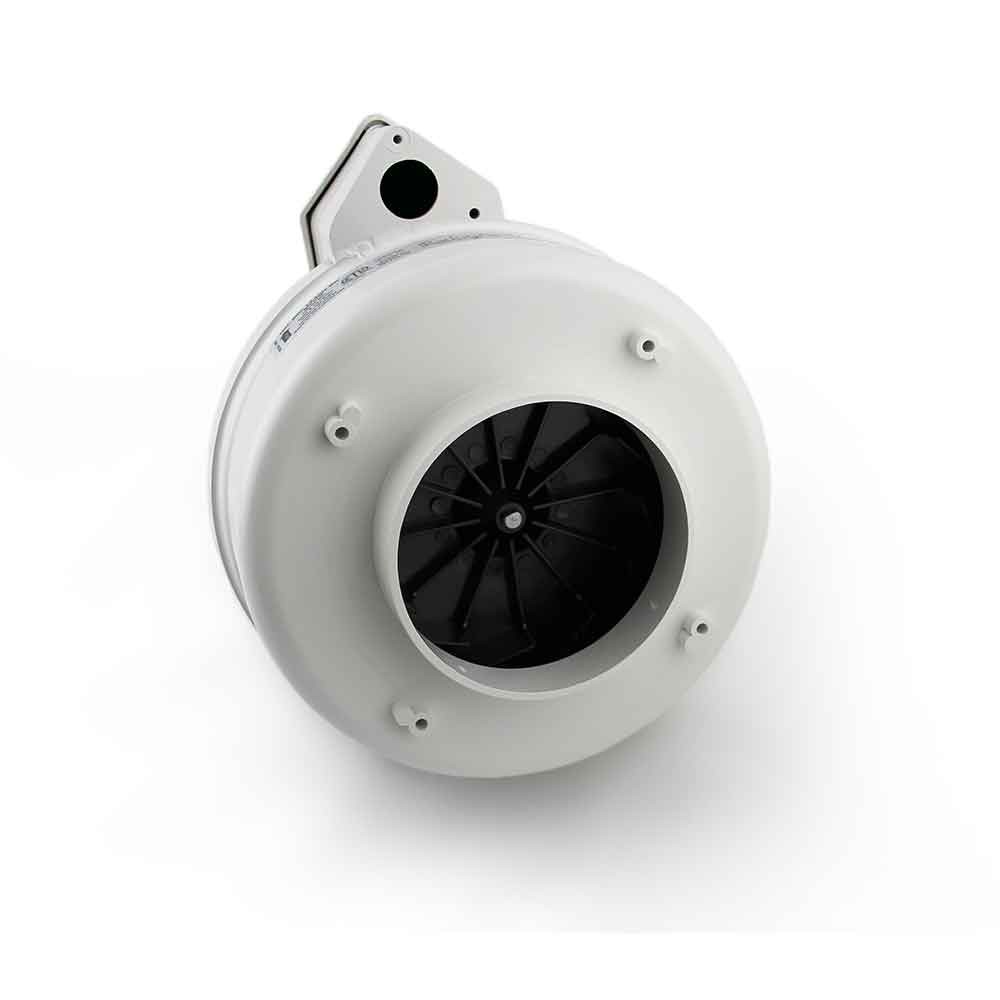 RadonAway 4-in dia 126 CFM Plastic Centrifugal radon mitigation fan|16385