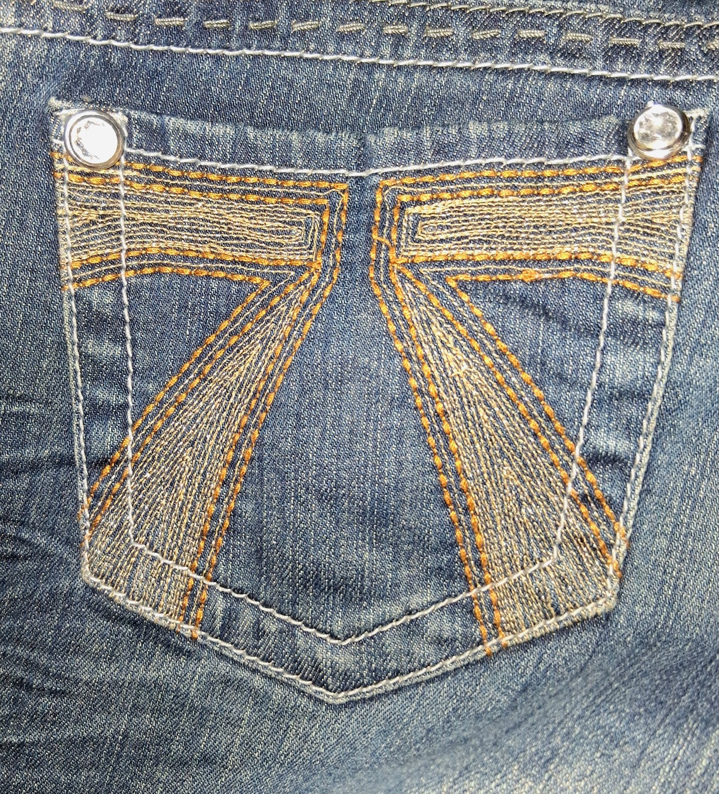 Women’s Seven 7 Jeans size 10P Bootcut Stretch Blue Denim