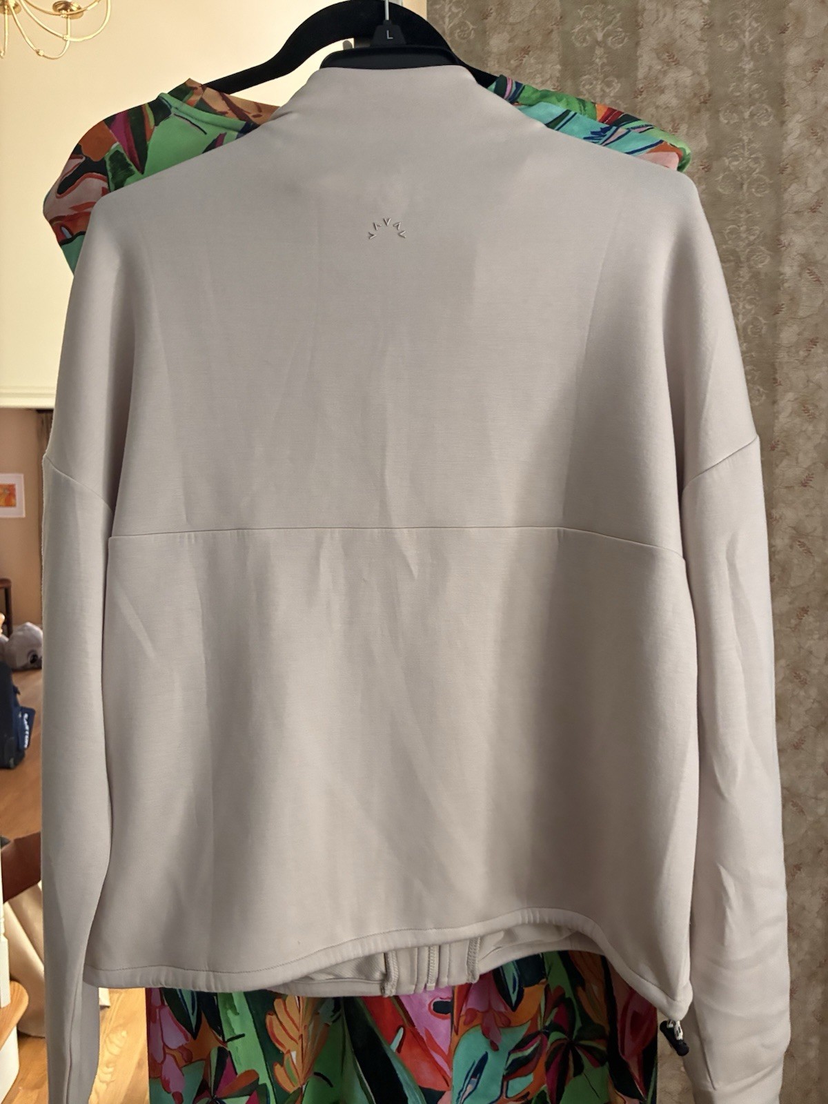 Varley Women’s Beige Tayah Zip Through Midlayer Full Zip Spacer Jacket XL