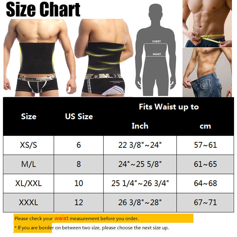 Men’s Waist Trimmer Belt Comfortable Abdomen Supports Tummy Control Body Shaper