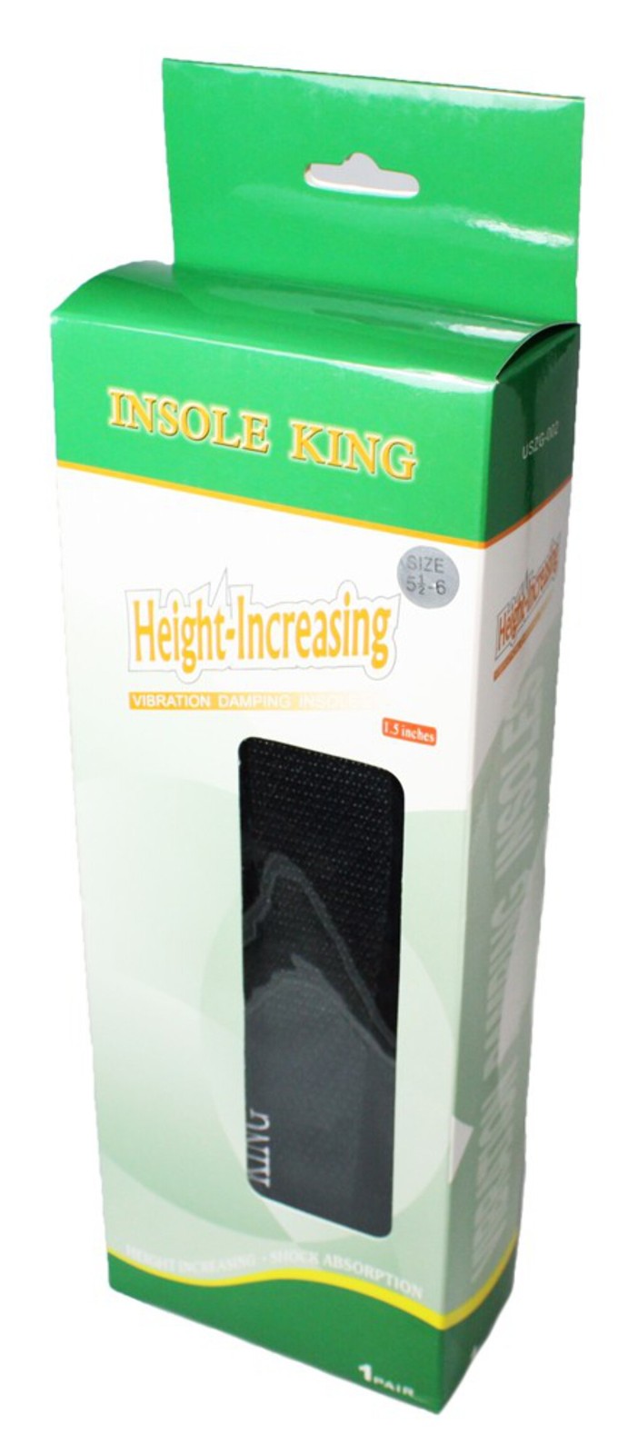 IK102 – Height Increase Elevator Shoes Insole – 3.8 CM / 1.5 INCH Taller