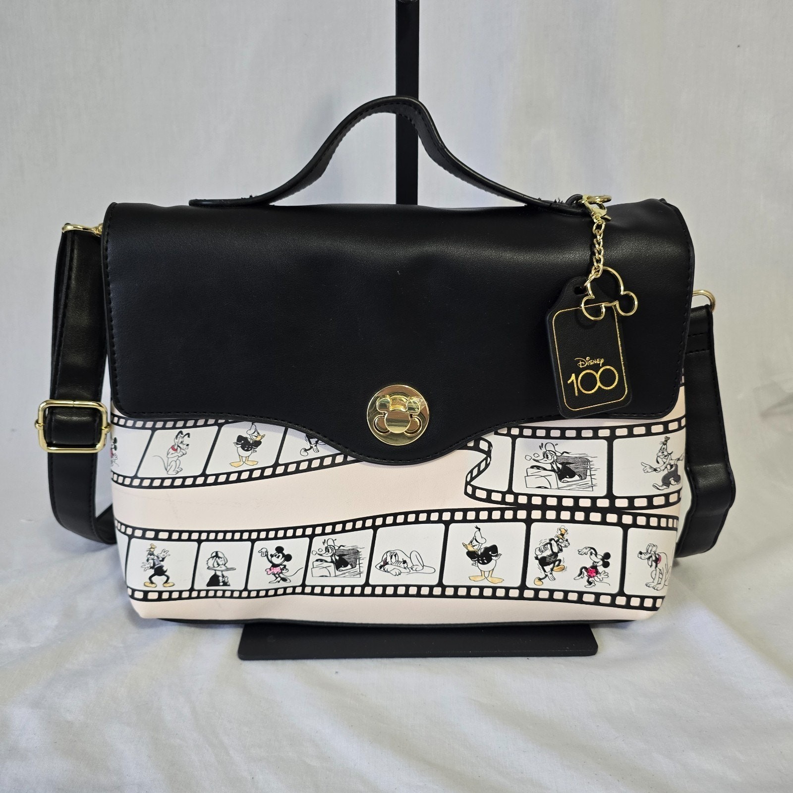 Her Universe Disney 100 Year Anniversary Satchel Mickey Mouse Friends Reel NWOT