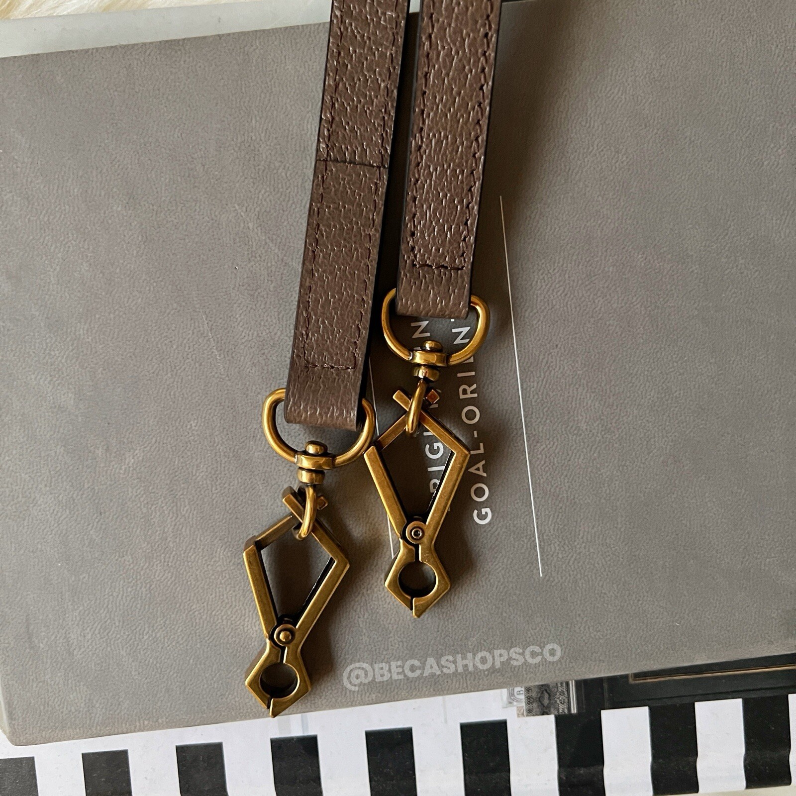 Genuine Leather Crossbody Shoulder Strap Replacement For Gucci Bag