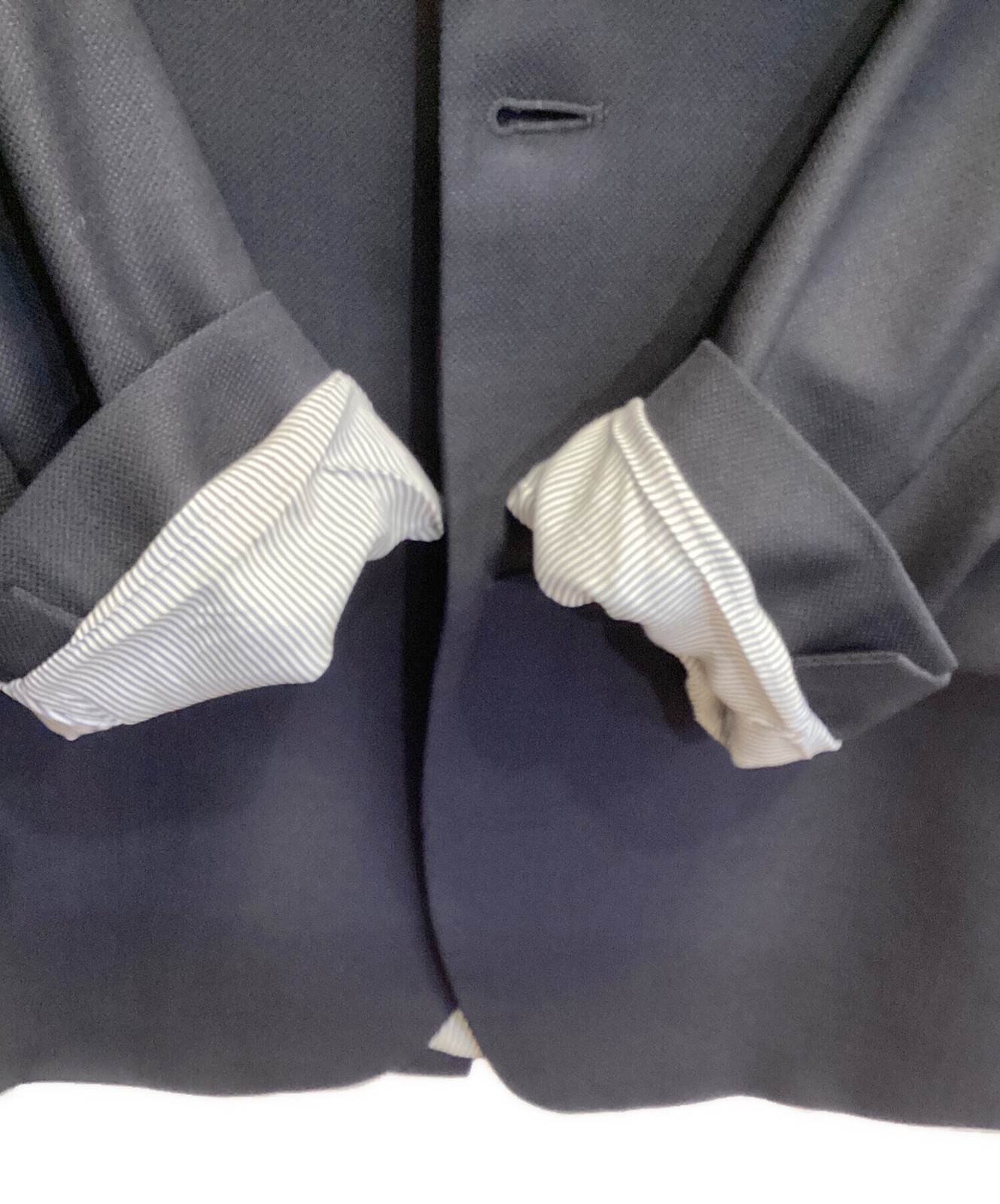 BROOKS BROTHERS Gold-buttoned blazer Size: 38 Navy Men 6209-001TA1