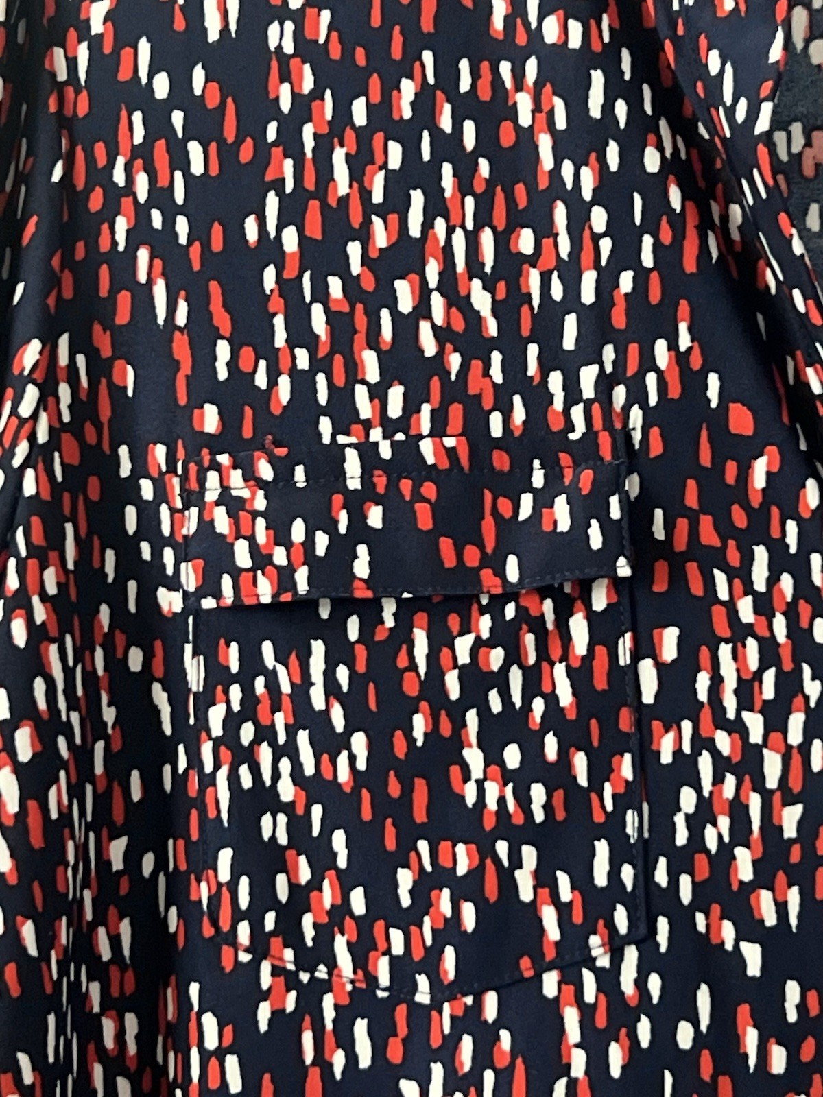 Ava & Grace Women’s Pop-Over Split Neck 3/4 Cuffed Sleeve Size M