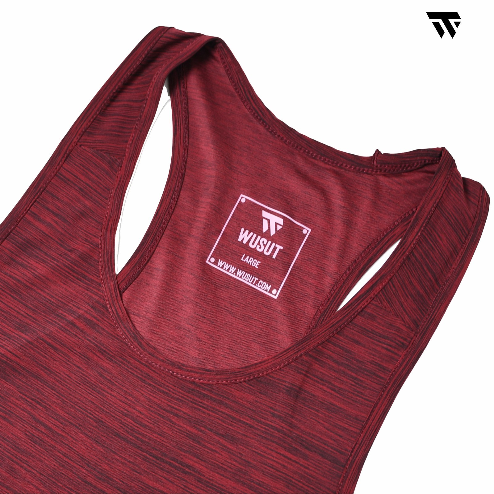 Men’s Gym Stringer Vest Tank Top Bodybuilding Muscle Workout Training Maroon