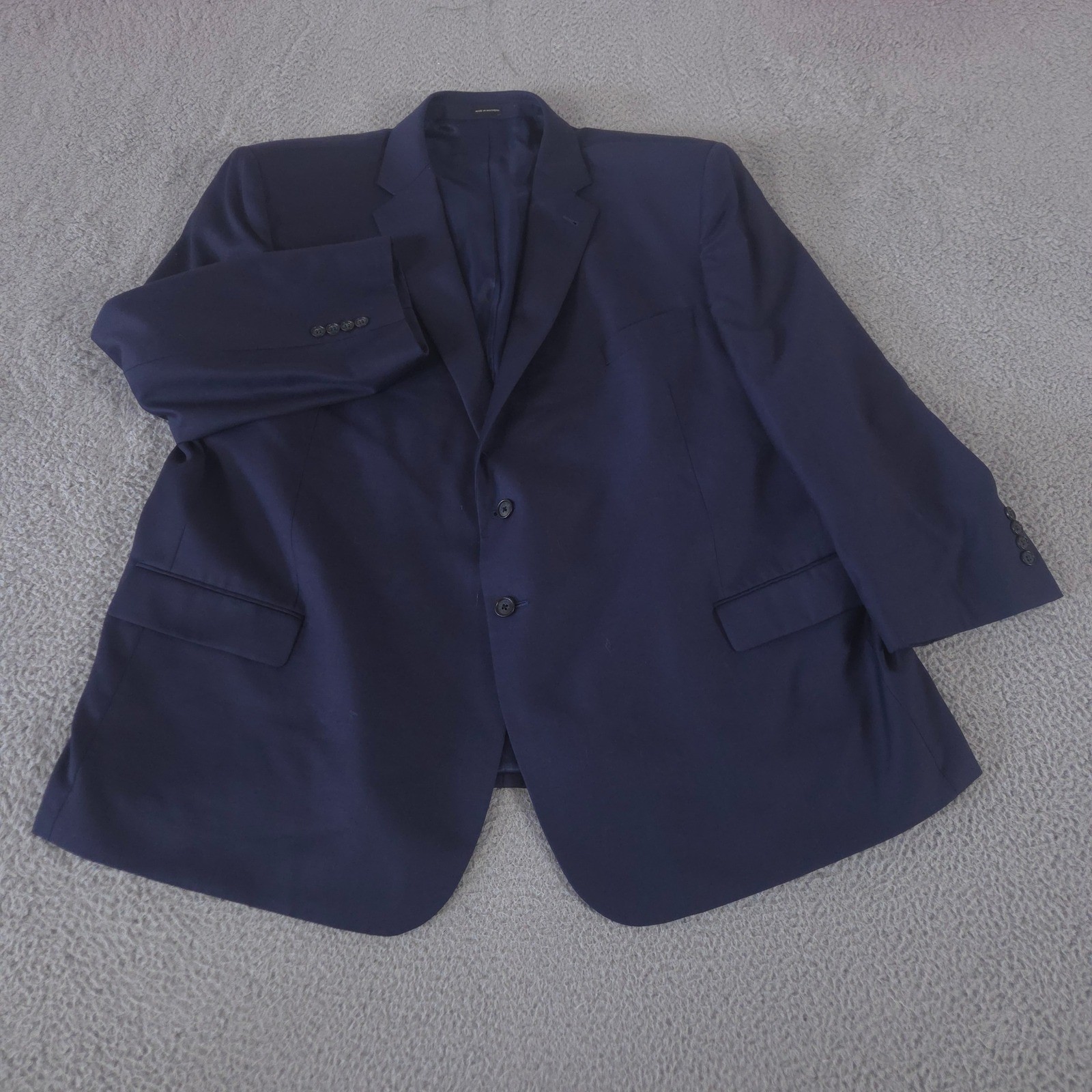 Joseph Abboud 2-Piece Suit Mens 54 Short 48×28 JOE Bespoke 100% Wool Straight