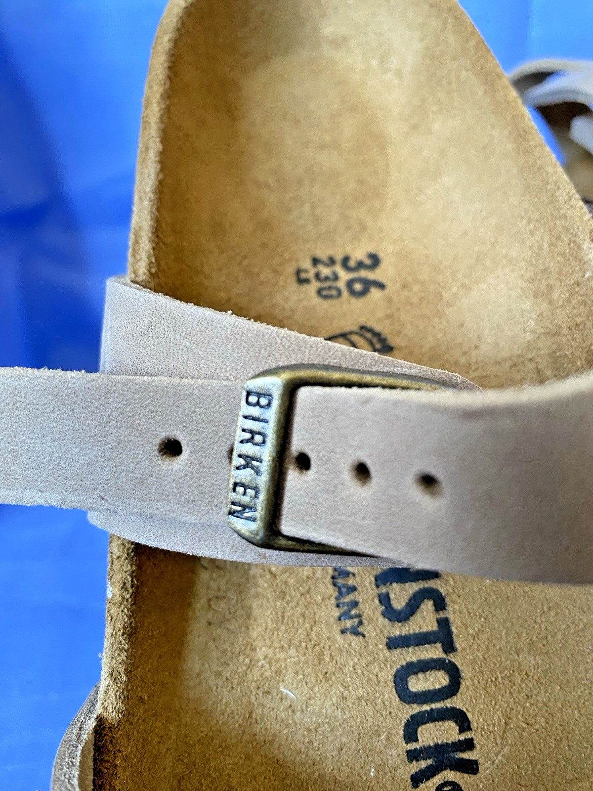 BIRKENSTOCK Womens 36 Franca TOBACCO BROWN SANDALS Size 5 US Normal Width NEW