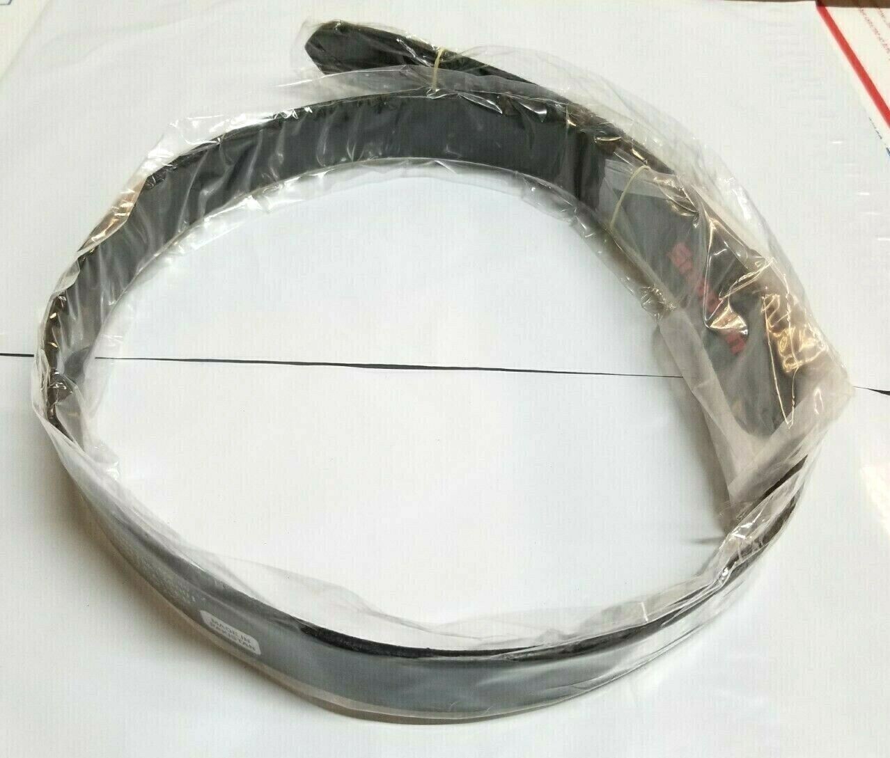 NEW Snap On Tools Men’s Genuine Leather No-Scratch Black Work Belt Hook & Loop