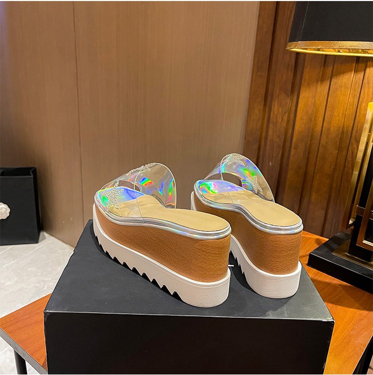 Stella McCartney Platform Shoes Height Increasing Slippers, Sandals Women