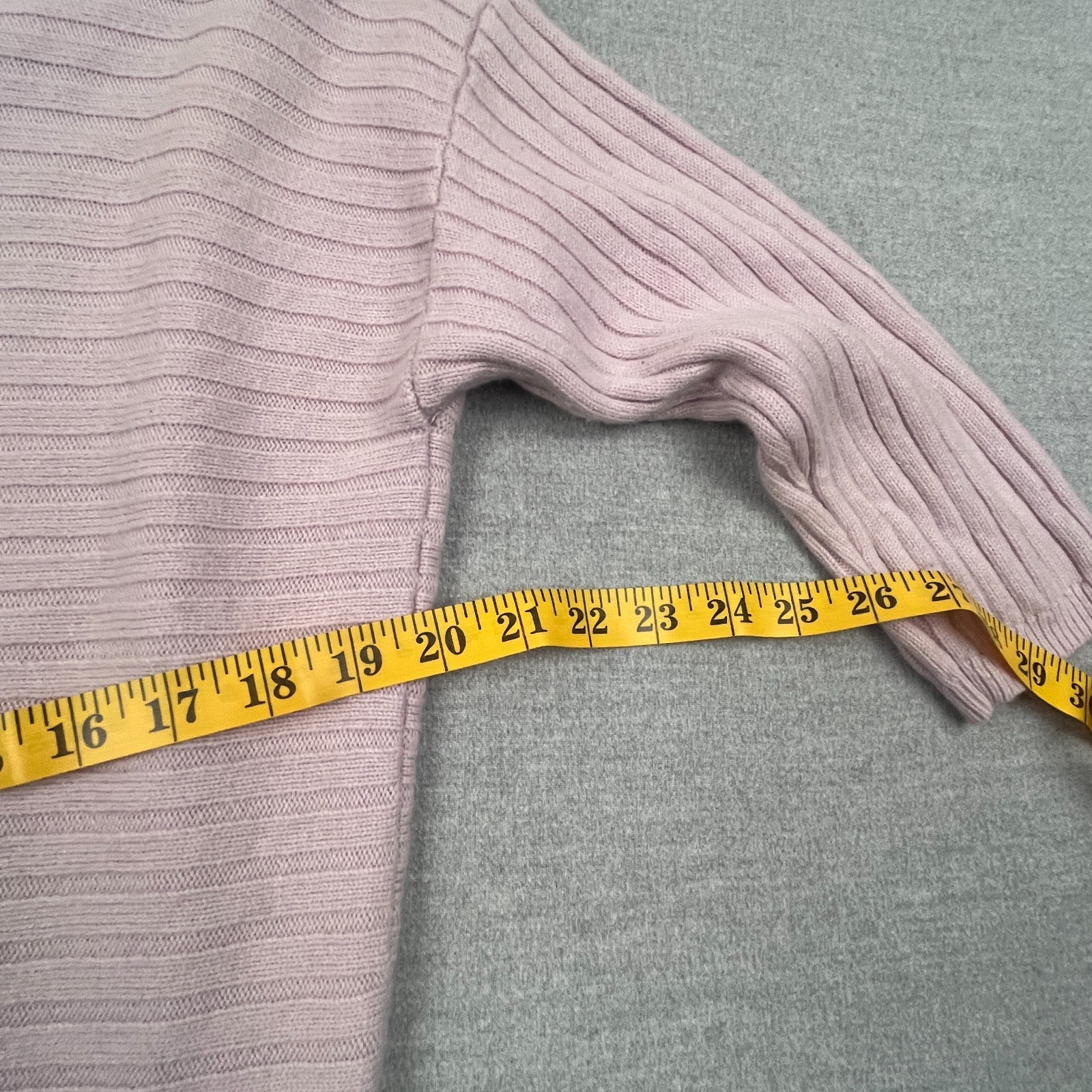 Lewit Cashmere Sweater Womens S Pink Asymmetrical Dolman Batwing Knit