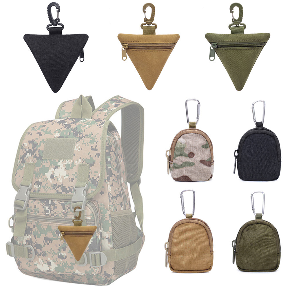 Tactical Small EDC Key Coin Holder Purse Pocket Wallet Waist Belt Bag Pouch Case