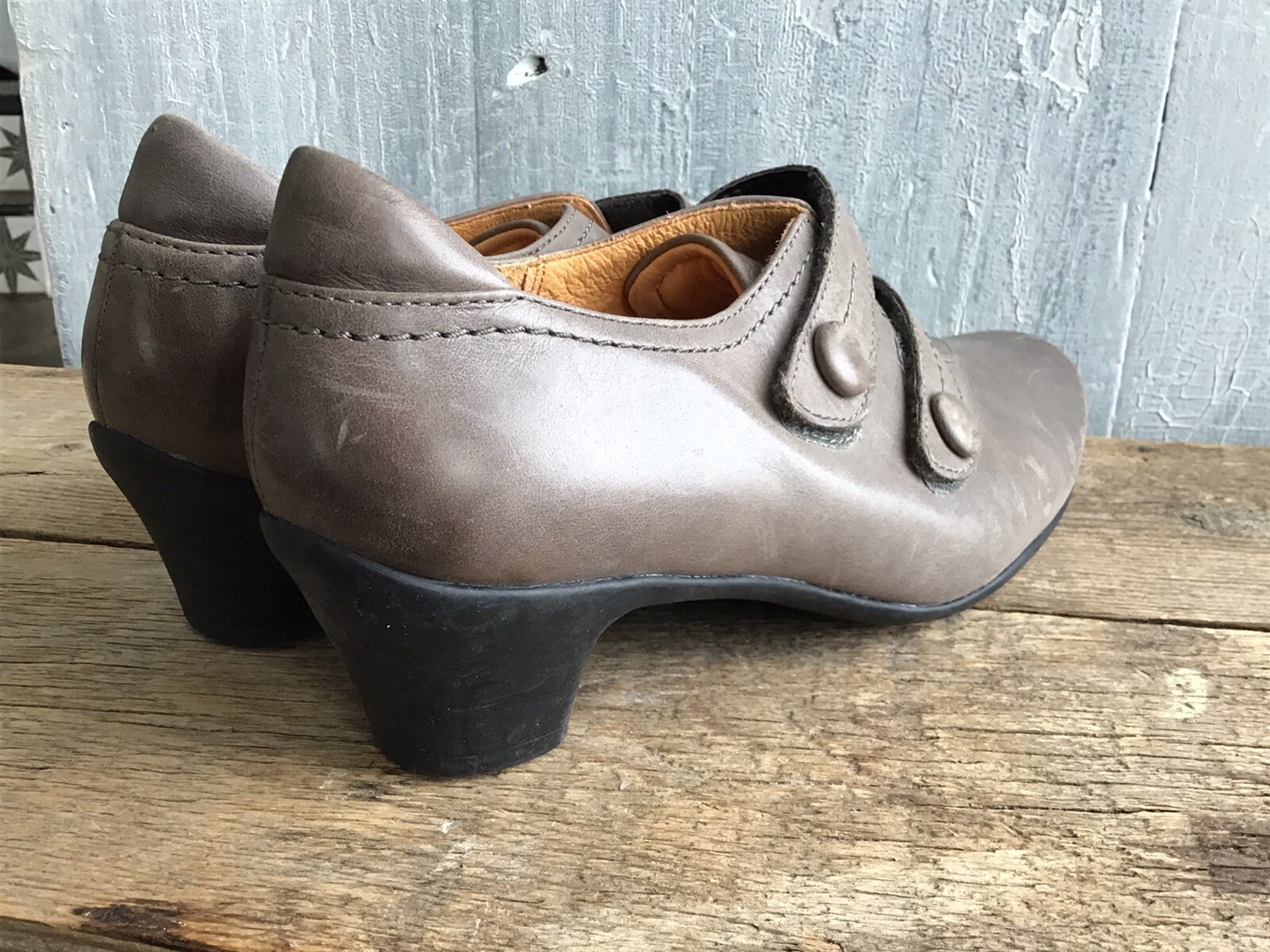 Theresia M Beige Nubuck Leather Shoes Pumps Comfort H5 Us 7-7.5