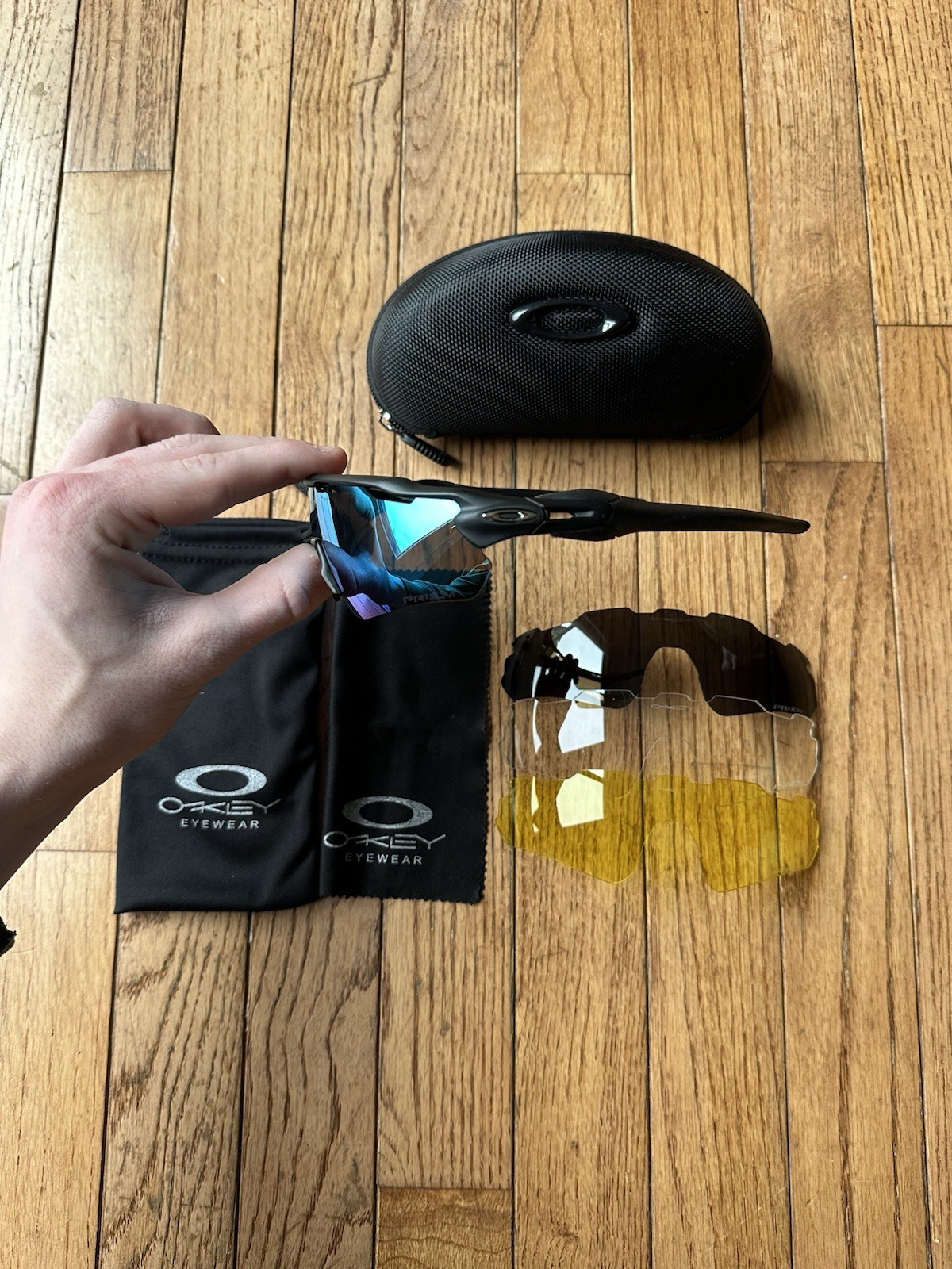 Oakley RADAR EV PATH Polished Black Frame W/PRIZM LENS BASEBALL SPORTS
