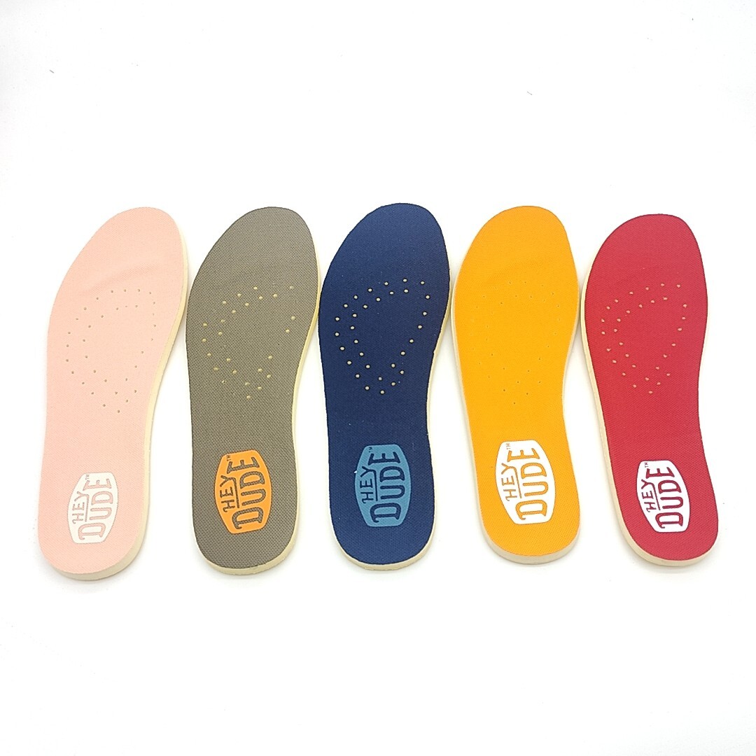 Hey Dude Colorful Micro Mesh Quick drying Insoles Women/Men’ Replacement