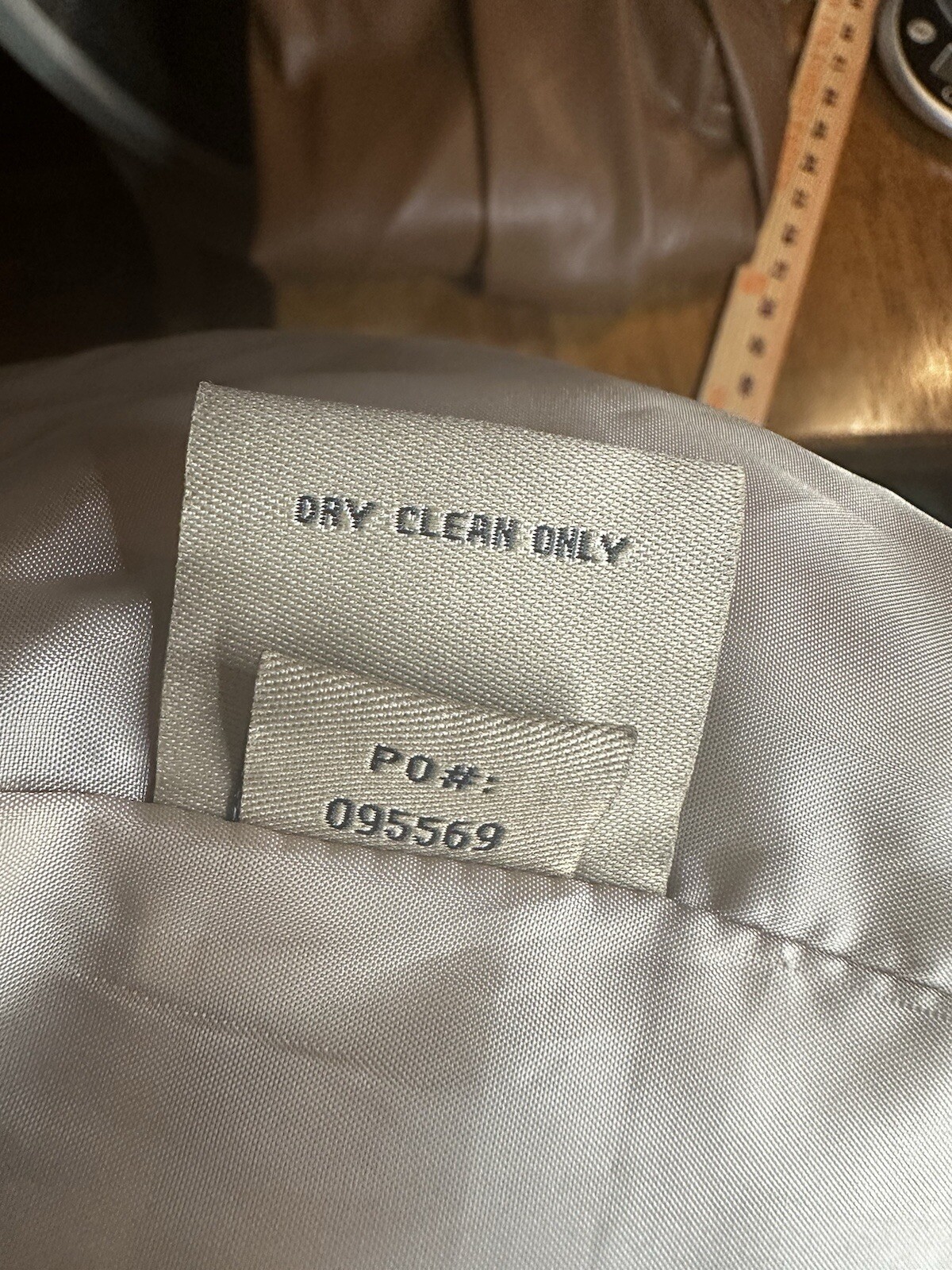 Women’s XL Cream Faux Suede Military Style Jacket Zip Front Pockets NWOT
