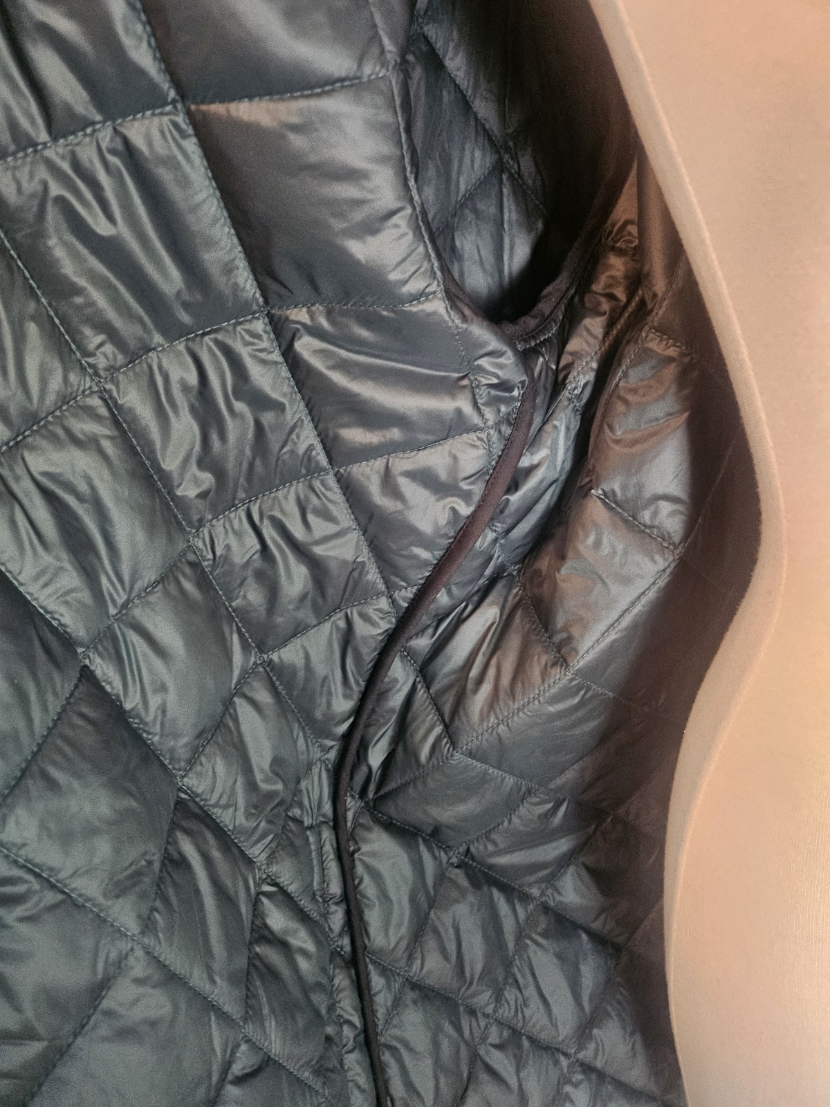 Alembika Women’s Large Quilted Long Green Puffer Jacket