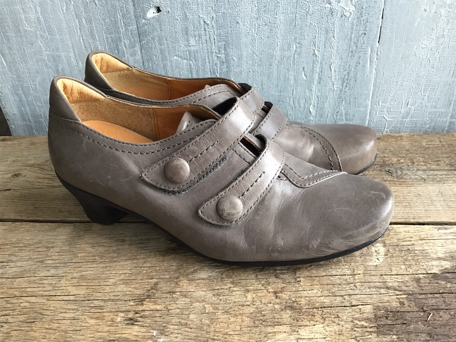 Theresia M Beige Nubuck Leather Shoes Pumps Comfort H5 Us 7-7.5