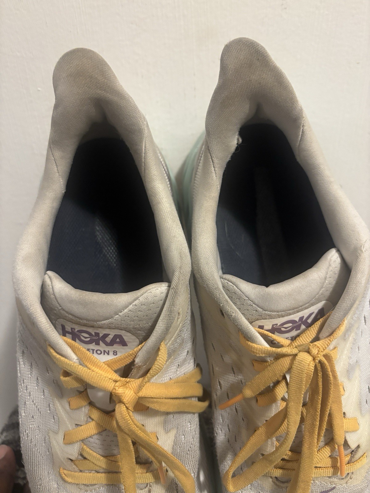 Size 11B – Hoka One One HOKA Clifton 8 Blanc De Blanc W 1119394 BDBW FE1221J