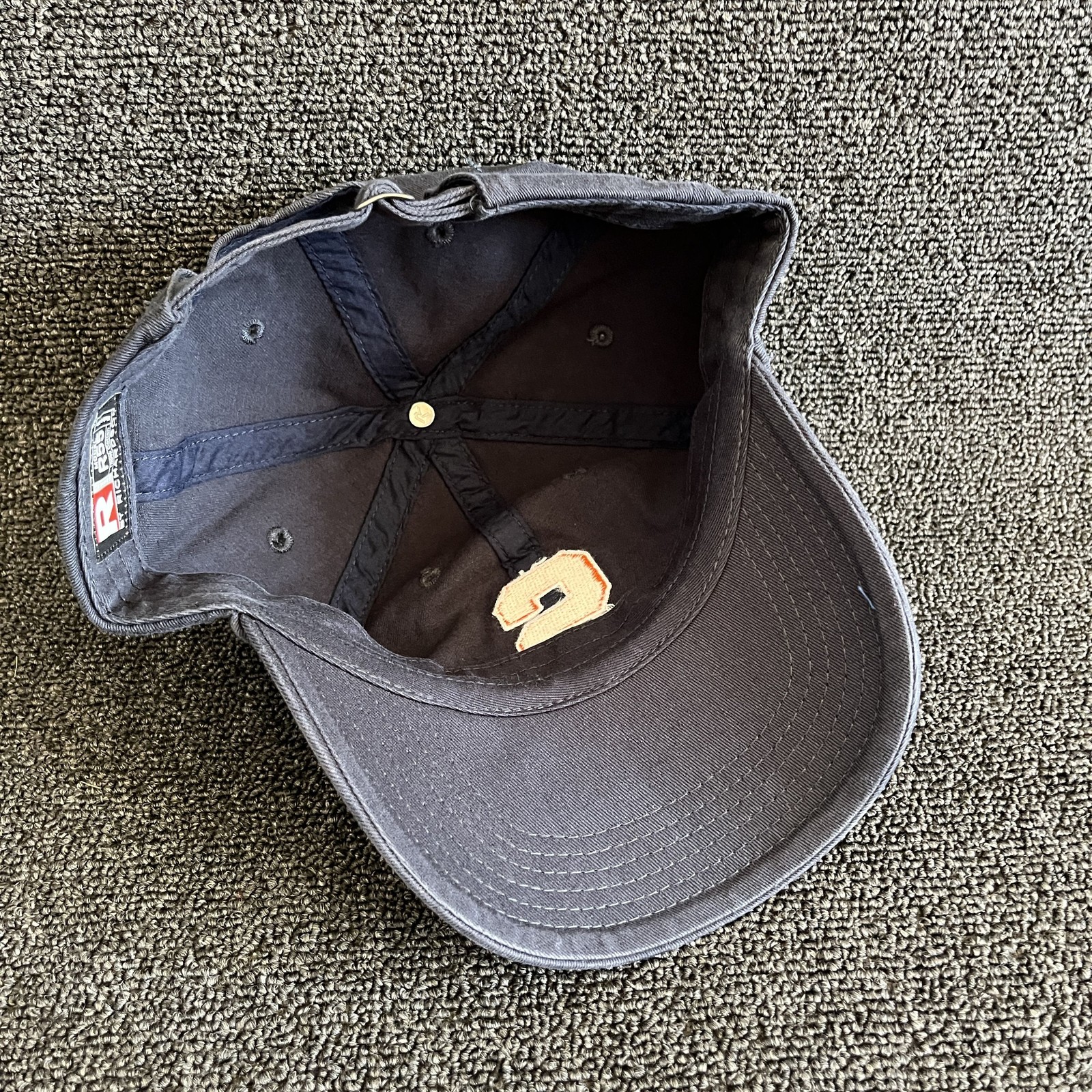 Richardson Syracuse Orange Baseball Cap Strapback Hat Charcoal Grey Adjustable N
