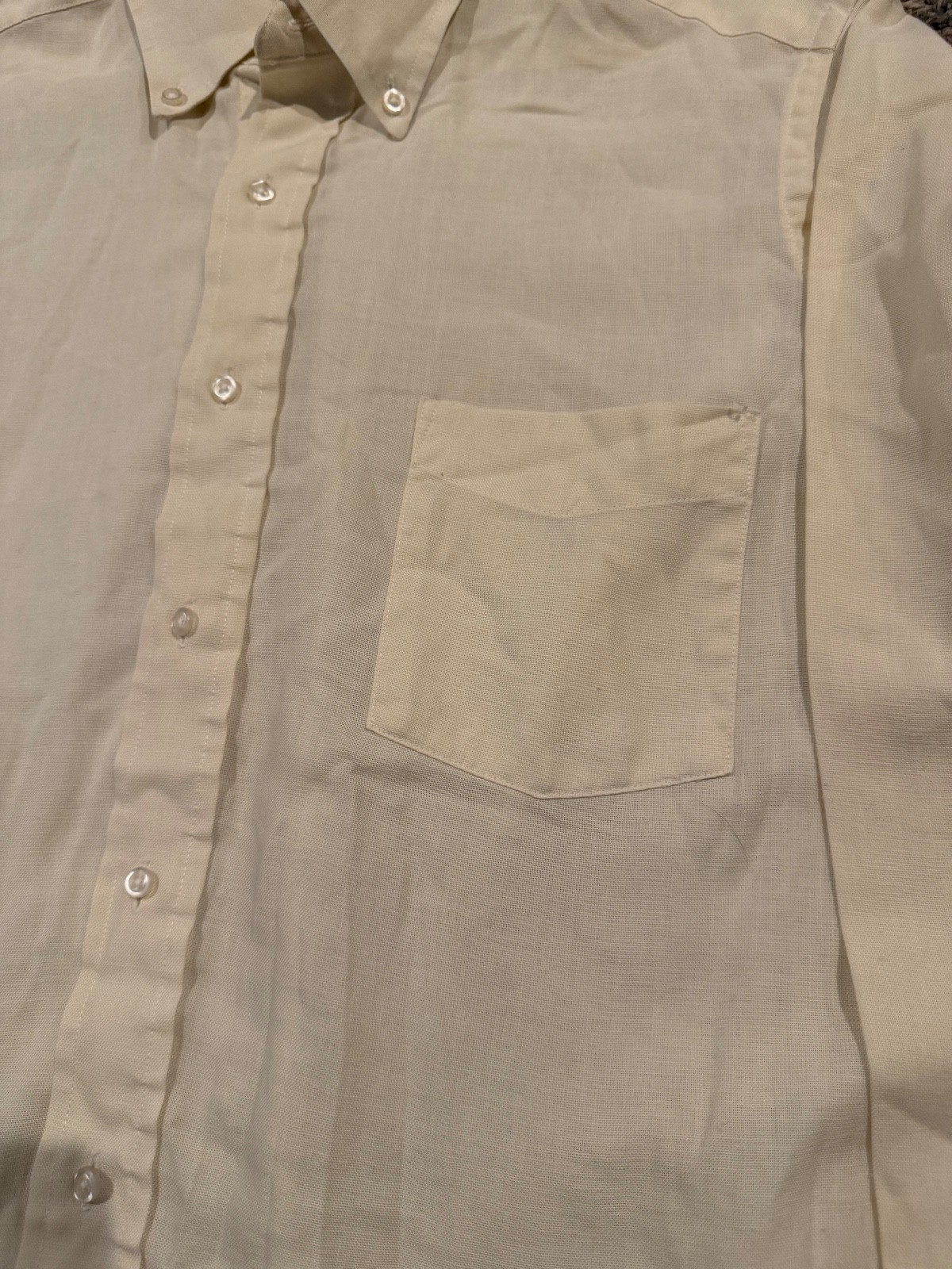 VTG Goldwaters Men’s Stores Natural Blend long sleeve button up shirt