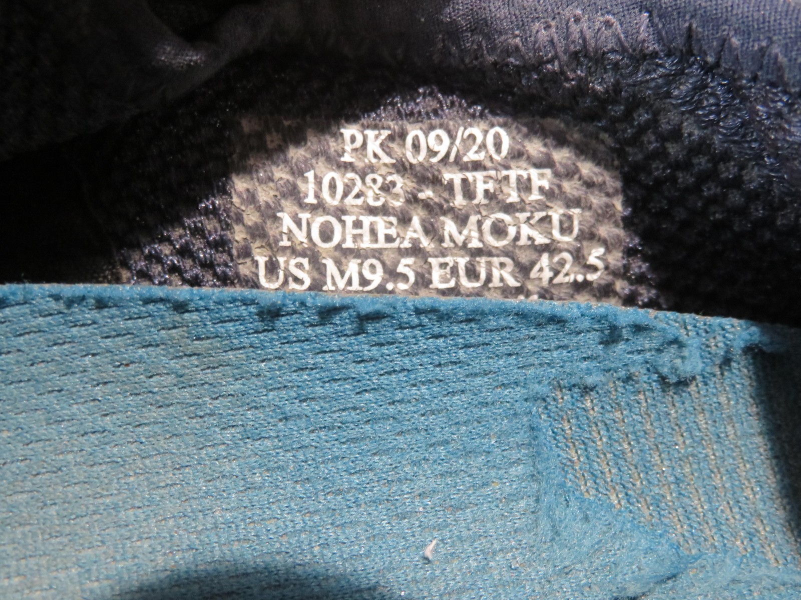 OluKai Nohea Moku Shoes Mens Size 9.5 Blue Mesh Boat Sneaker Casual 10283-TFTT
