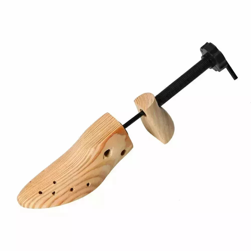2025 One Pair 2-way Wooden Adjustable Shoe Stretcher for Men Women Size 9-13