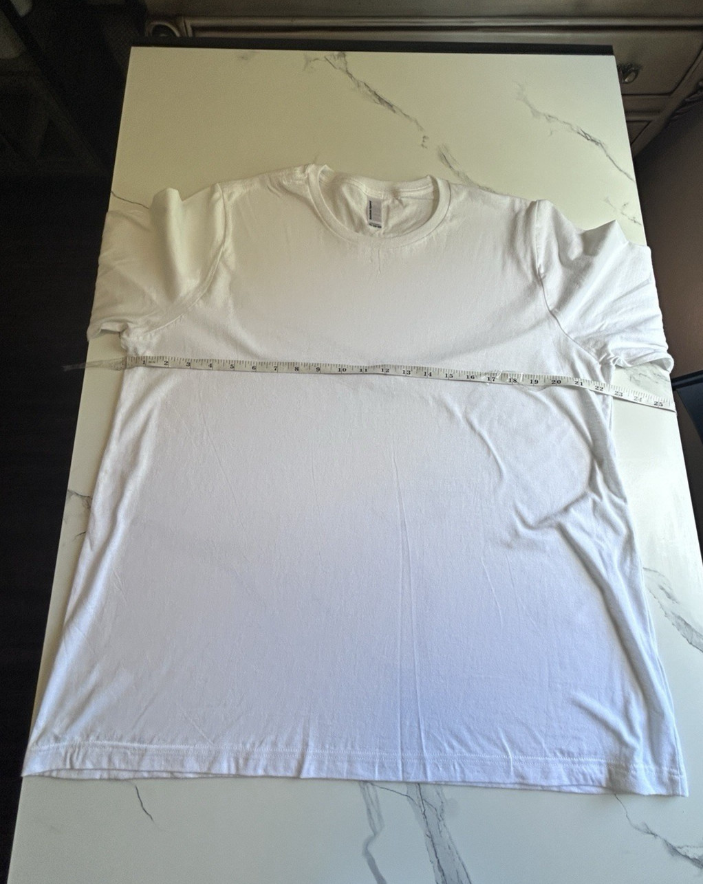 Lot of 2 American Apparel Womens 2XL White Long Sleeve Tee 100% Cotton, NWOT