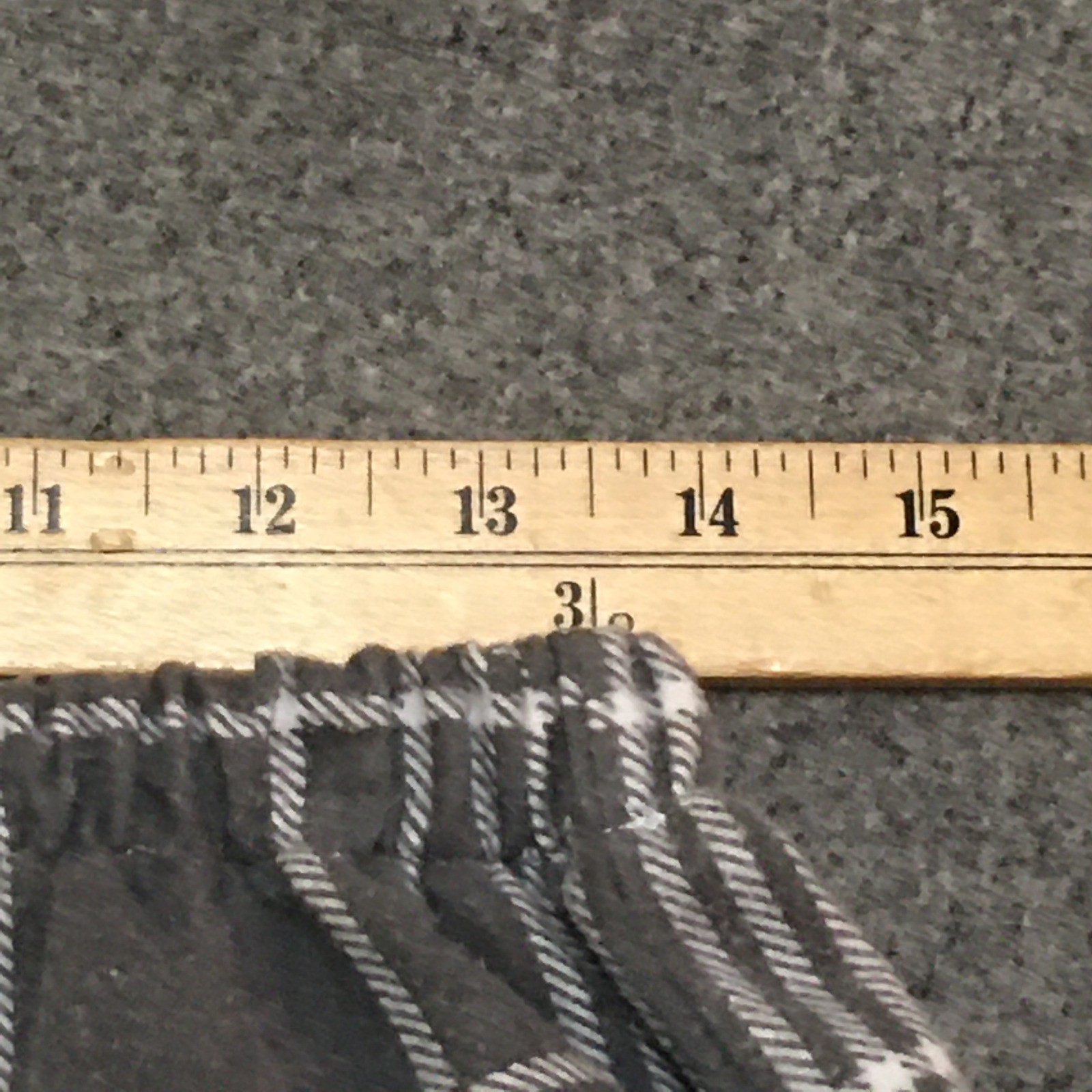 Flannel Women Maxi Skirt Medium Gray Plaid Heavyweight Tiered Mom and Pop’s Kids