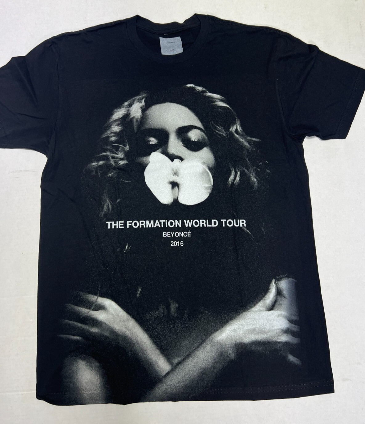 BEYONCE The Formation World TOUR 2016 TEE BLACK T-SHIRT OFFICIAL unisex NEW!!