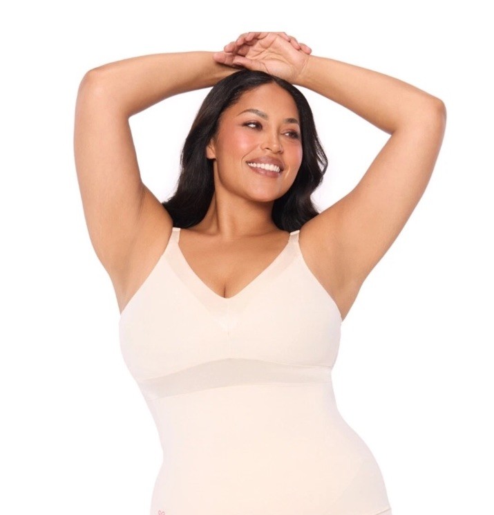NEW- Ruby Ribbon Athena Cami Womens Size 46 Pale Nude Shapewear Tank