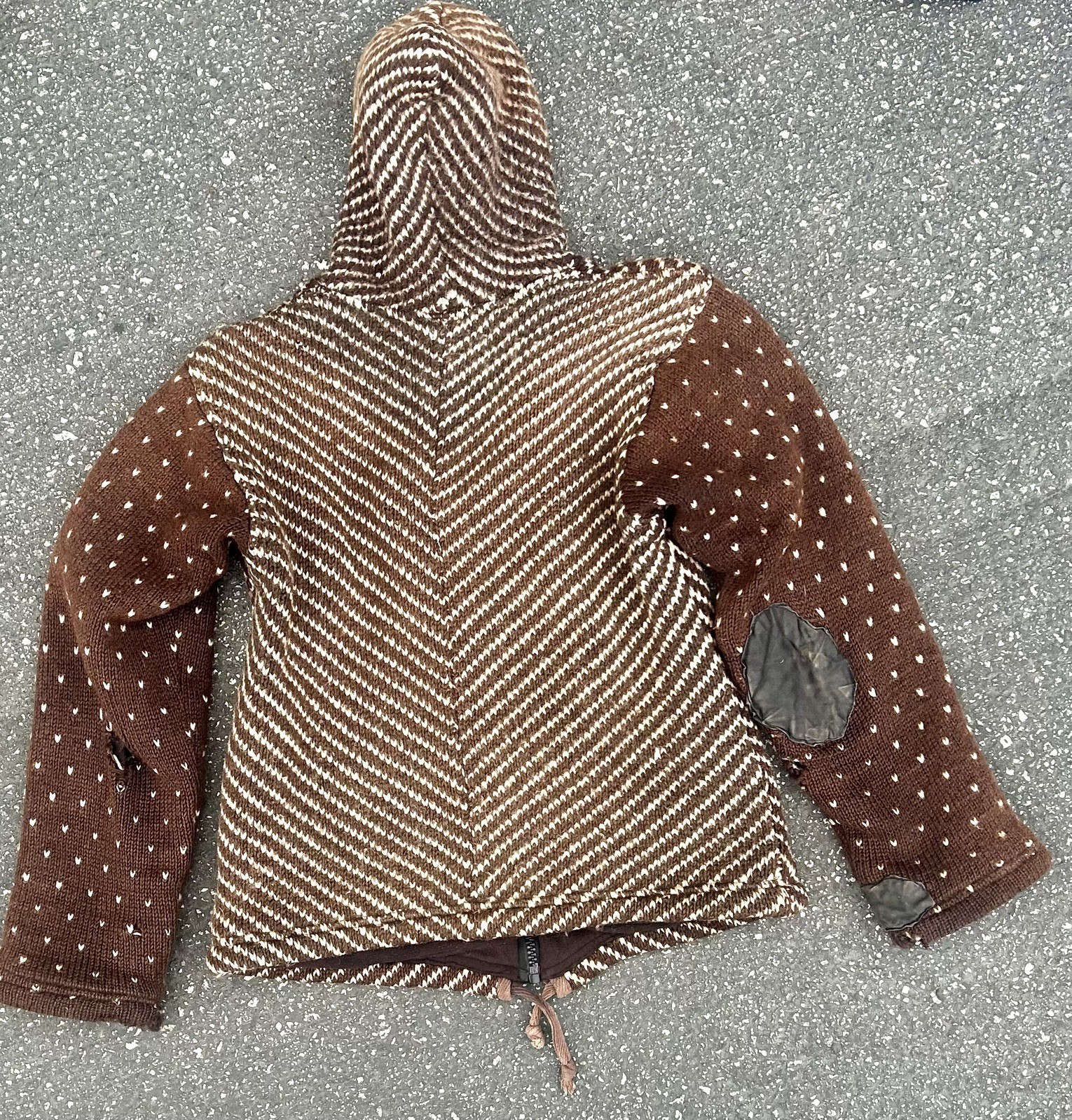 VTGLaundromat Nepal Wool Fully Lined Full Zip Jacket Size M Southwestern Pattern