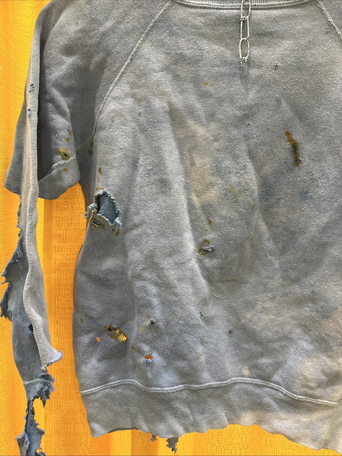 Vtg 50s 60s Southwest Texas State College destroyed thrashed sweatshirt S
