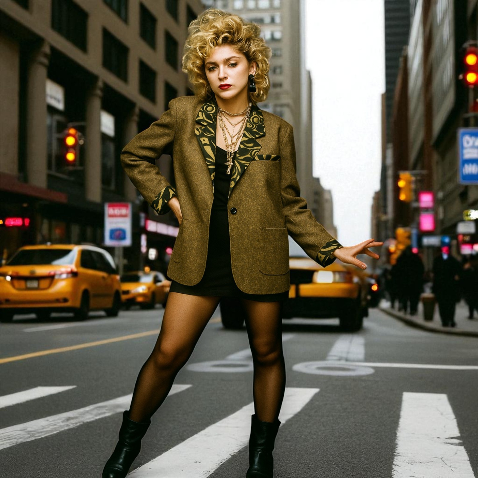 80s Inspired Desperately Seeking Susan Jacket for Women-Size XS – 5XL