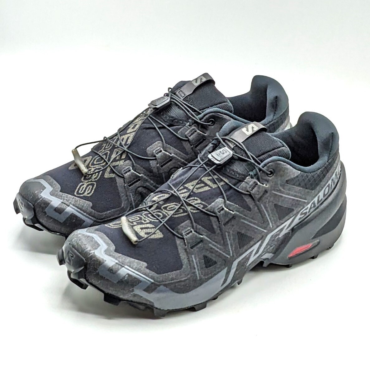 Salomon “Speedcross 6” Men’s Moderate Terrain Running Shoe [Black/Phantom] – NEW