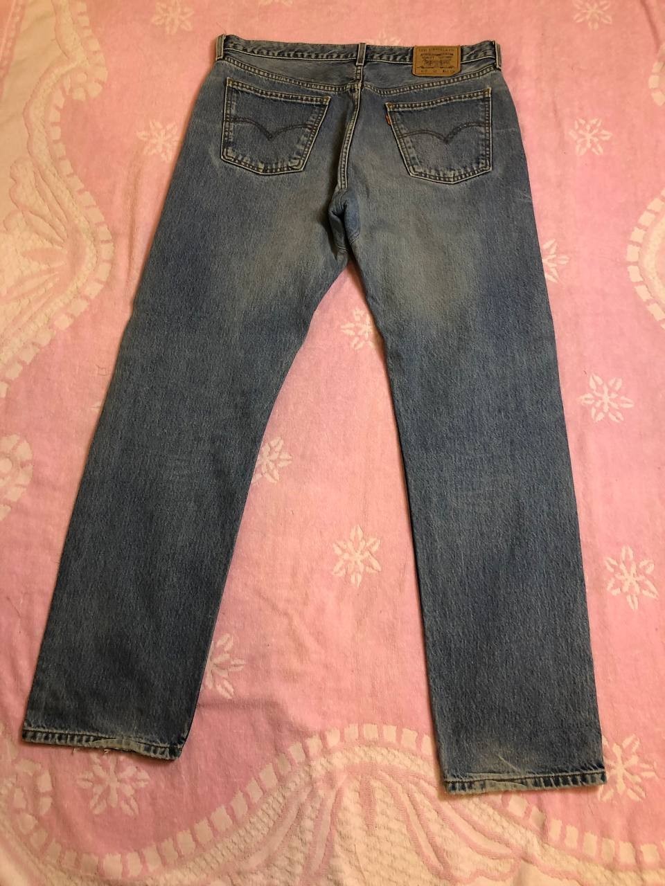 Levis 615 Jeans Mens Blue Denim Straight 40X34