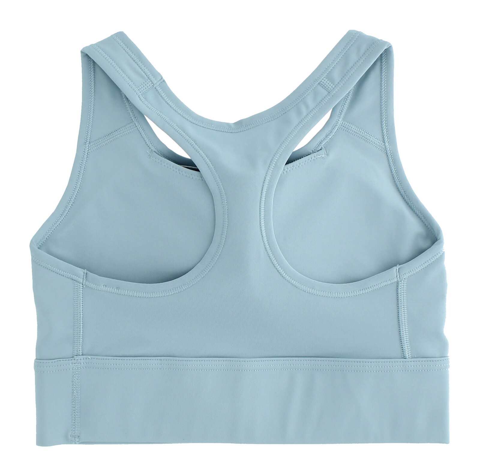 Nike Women’s Sports Bra CZ4496 Medium Support Padded Longline Athletic Logo Bra