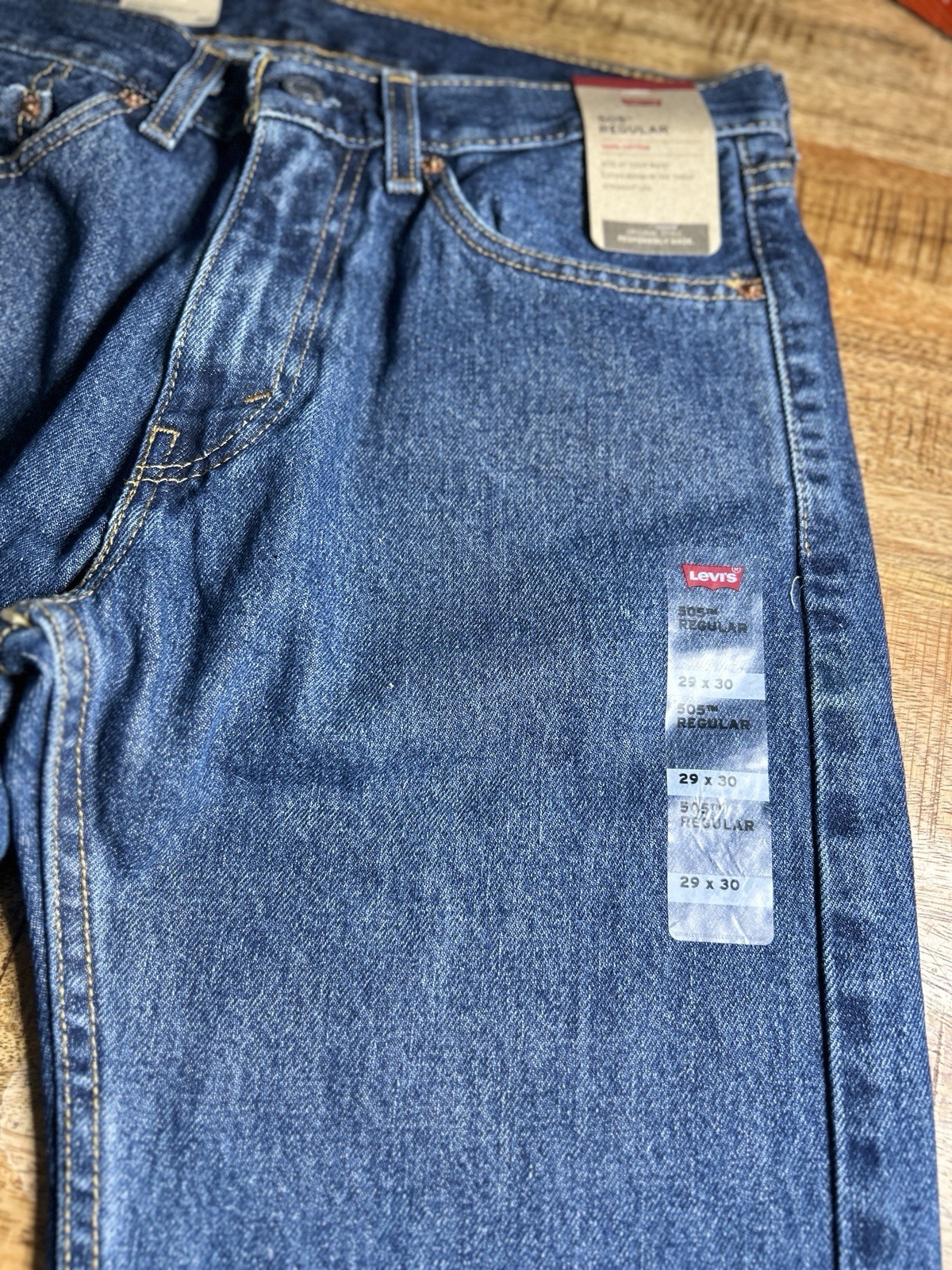 Levi’s 500 Series Men’s Blue Denim Jeans Regular Fit Mid Rise StraightZ#2