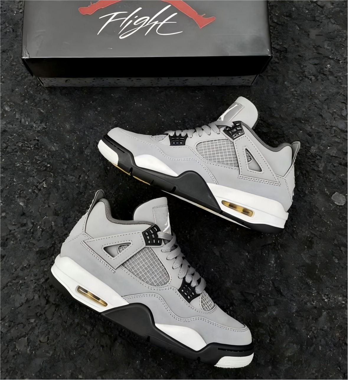 Jordan 4 “Cool Grey” Retro Basketball Shoes Men’s Mid Top