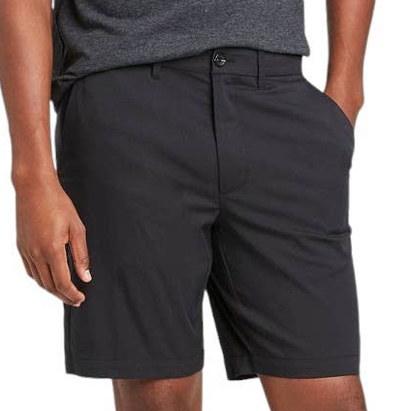 Men’s 9″ Inseam Tech Shorts, Size 38, Ebony – Goodfellow & Co