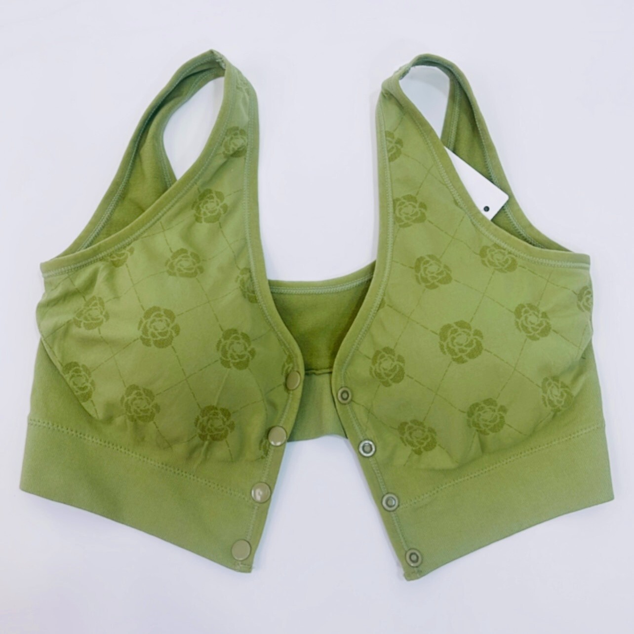 6Pk Sport Bras Seamless Wire Free open front Support Tank Sports Yoga Sleep Bra