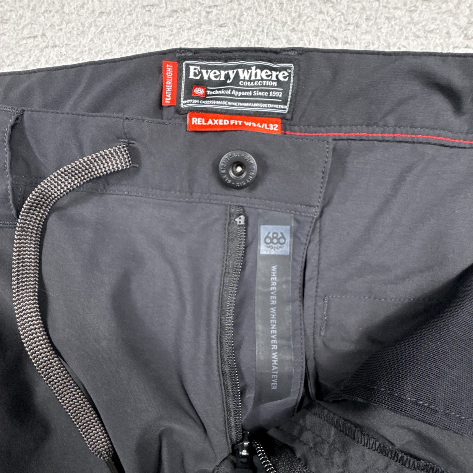 686 Pants Mens 34×32 Everywhere Hybrid Relaxed 36×31 Featherlight Utility Hiking
