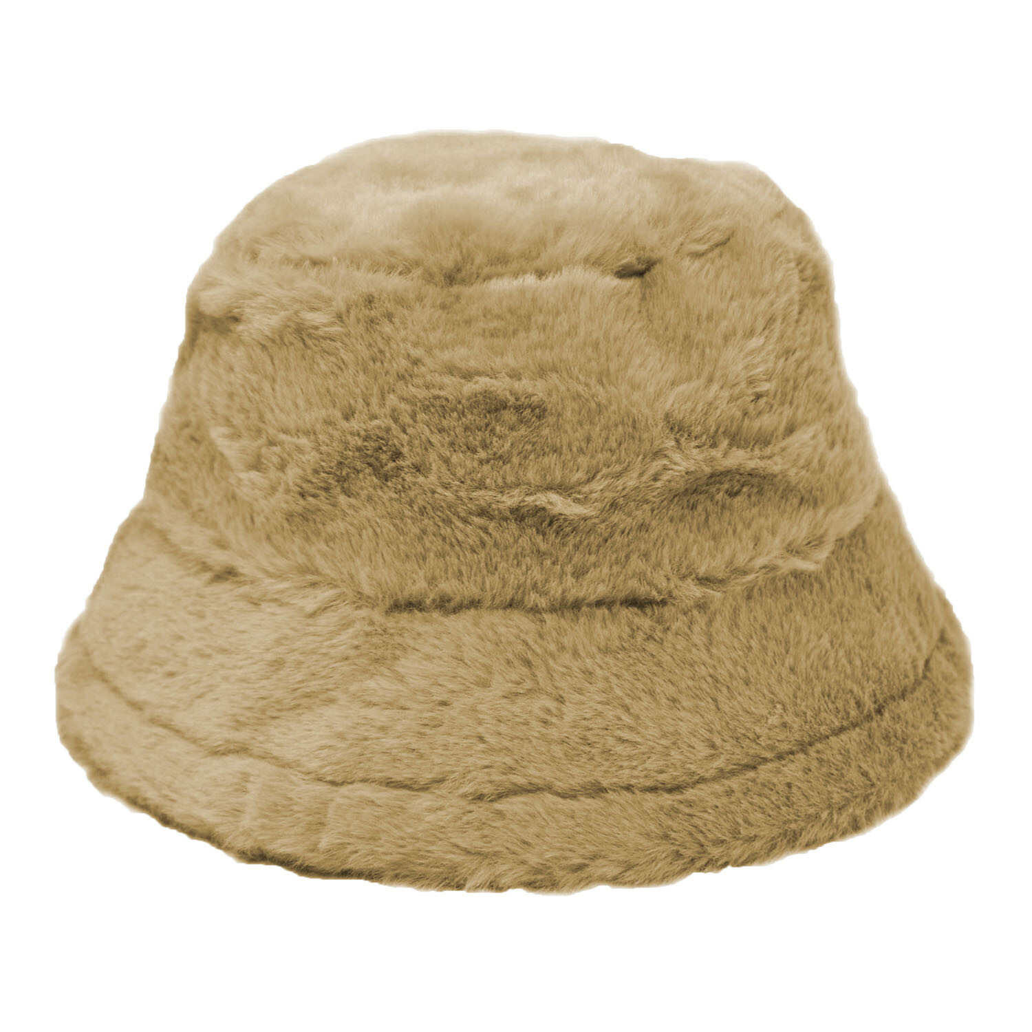 Women’s Winter Plush Fluffy Bucket Hat Warm Faux Fur Lining Cozy Wide Brim Cap