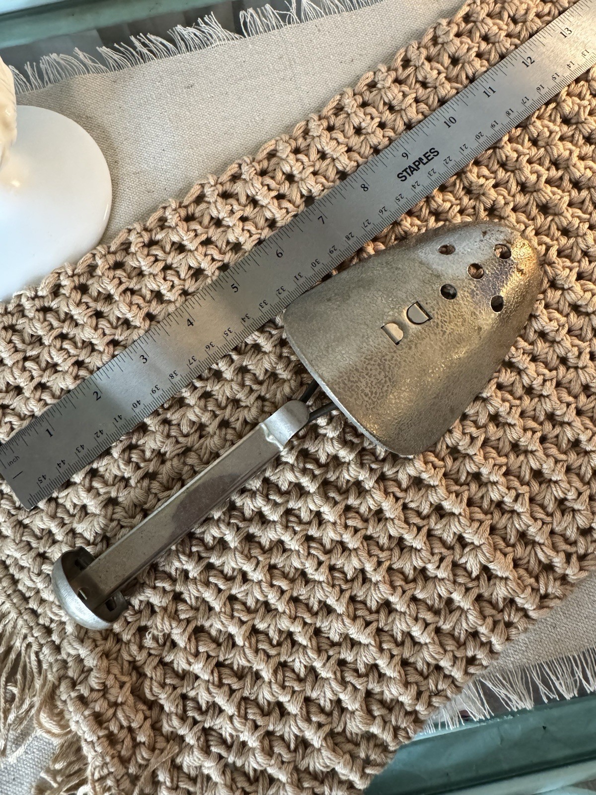 Vintage EKCO USA Adjustable Metal Shoe Stretchers Shoe Trees Pair Mens Womens