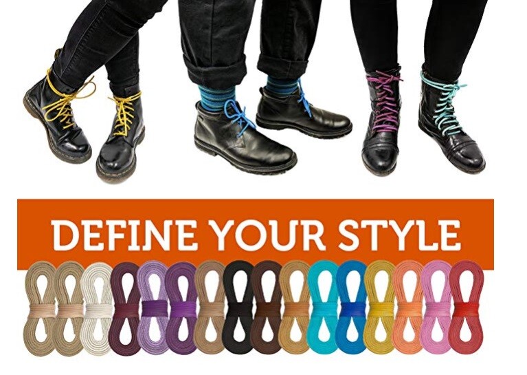Leather Boot Shoe Laces Shoelaces in All colors – 72 inches 1 pair