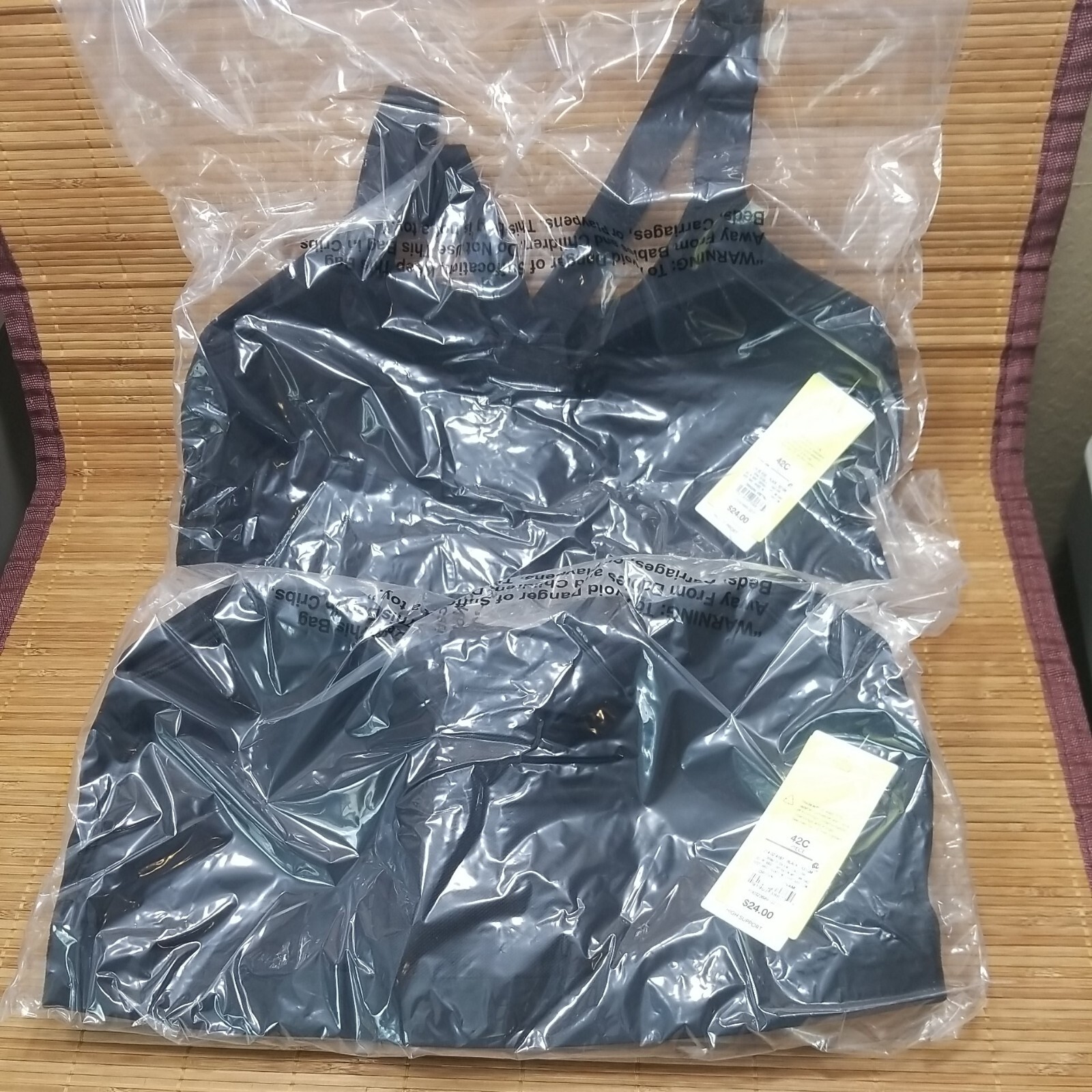 All in Motion High Support Convertible Strap Bra Two Sizes Available NWT 2 PACK