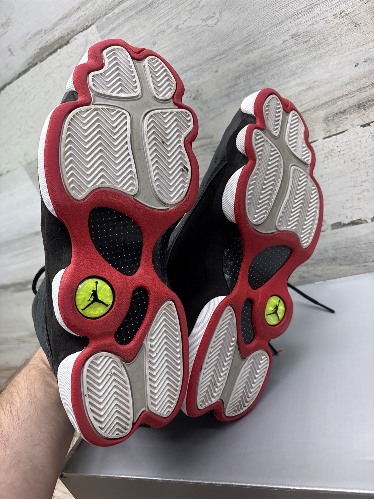 2023 Air Jordan 13 “Playoffs” Black/Red/White/Yellow Men’s Size 9.5 414571-062