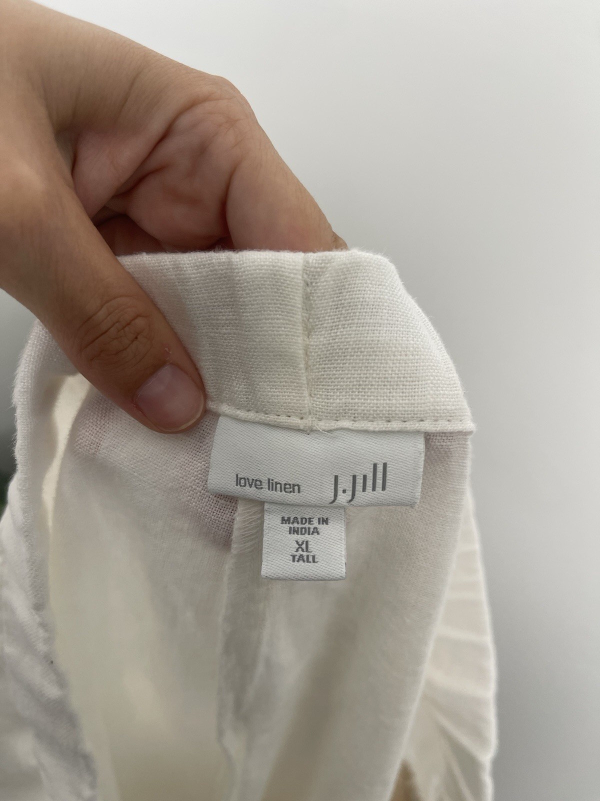 SEE DESCRIPTION J.Jill Love Linen Pants Women’s XL TALL Cropped Minimal Cottage