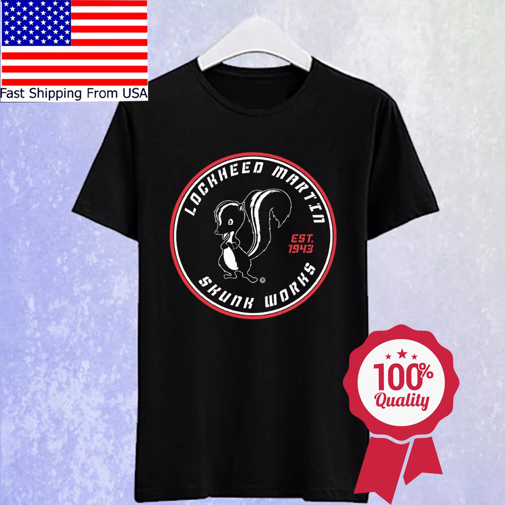Lockheed Martin Skunk Works Men’s Black Size S-5XL